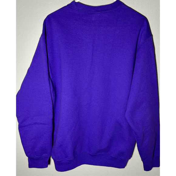 Vintage James Madison JMU College of Business Purple Crewneck Sweatshirt Sz L - Picture 6 of 8